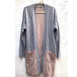 ASOS Color Block Open Cardigan